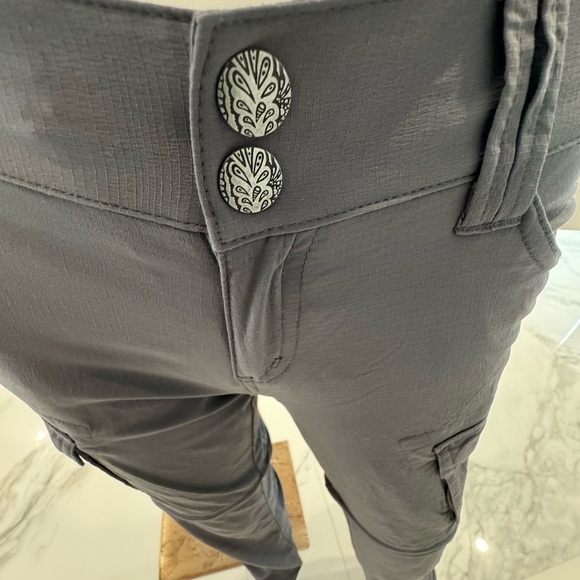Prana Women’s Convertible Windbreaker Pant Size 0 Gray - Picture 9 of 10